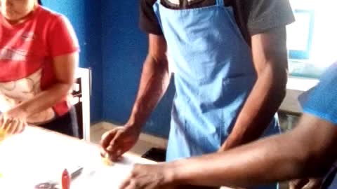 Pastries department practical on fish pie cont.