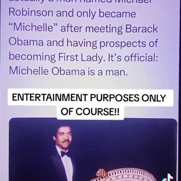 Michelle Obama is Michael LeVaughn Robinson