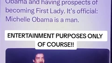 Michelle Obama is Michael LeVaughn Robinson