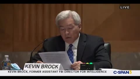 Kevin Brock - Former Assistant FBI Director for Intelligence - Opening Statement