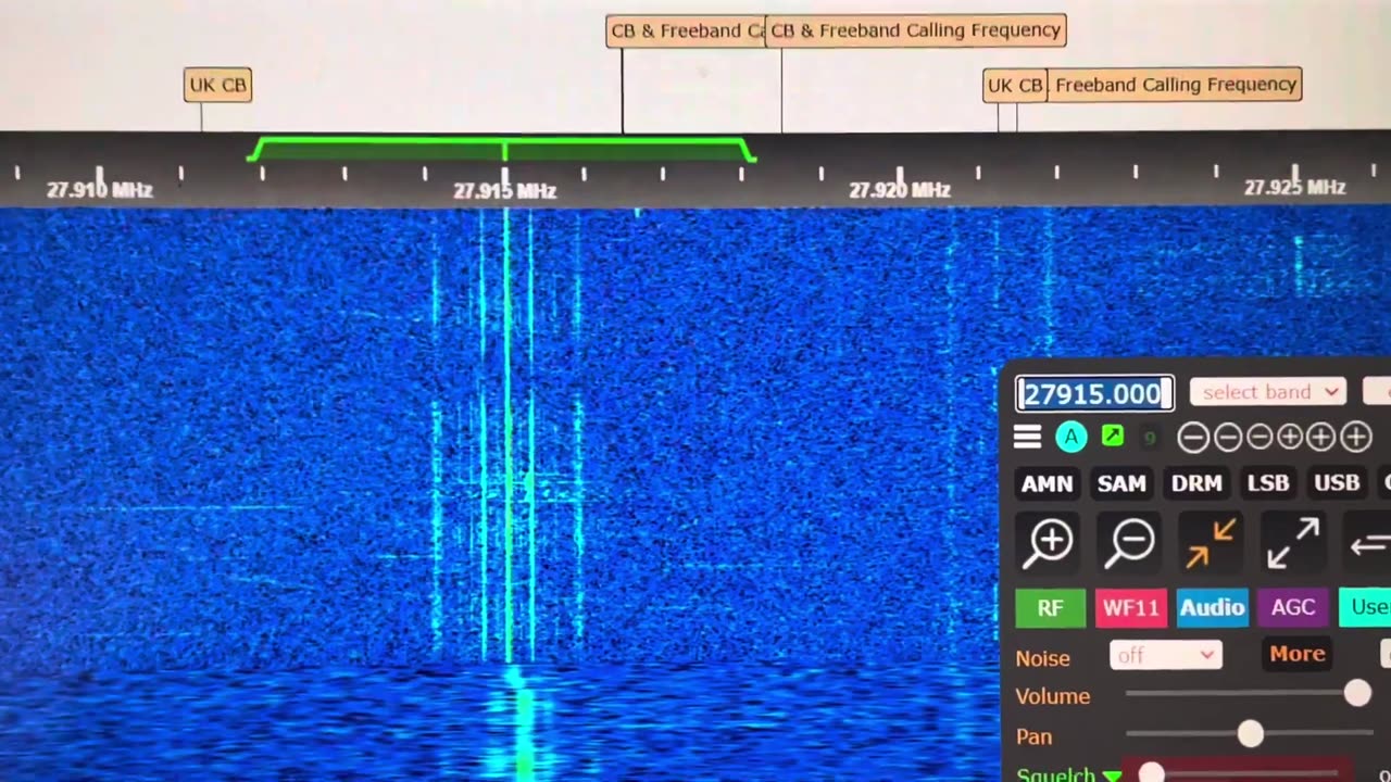 27.845 MHz 27.847 MHz Offset Data Bursts 27.8465 MHz Pager Via W3HFU SDR 19 September 2024