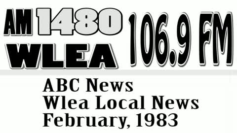 Wlea Archives, February 1983, ABC News And Joy Gilmore On Wlea Local News