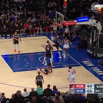 NEW YORK KNICKS - OG off the dribble...