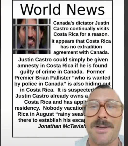 Is this what Trudeau is really doing in Costa Rica?