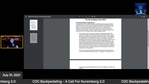 CDC Backpedaling - A Call For Nuremberg 2.0