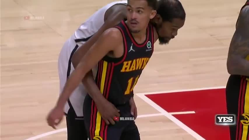 Kevin Durant was enjoying guarding Trae Young a lil bit too much