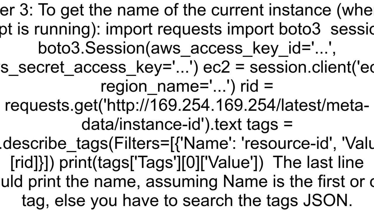 Displaying EC2 Instance name using Boto 3