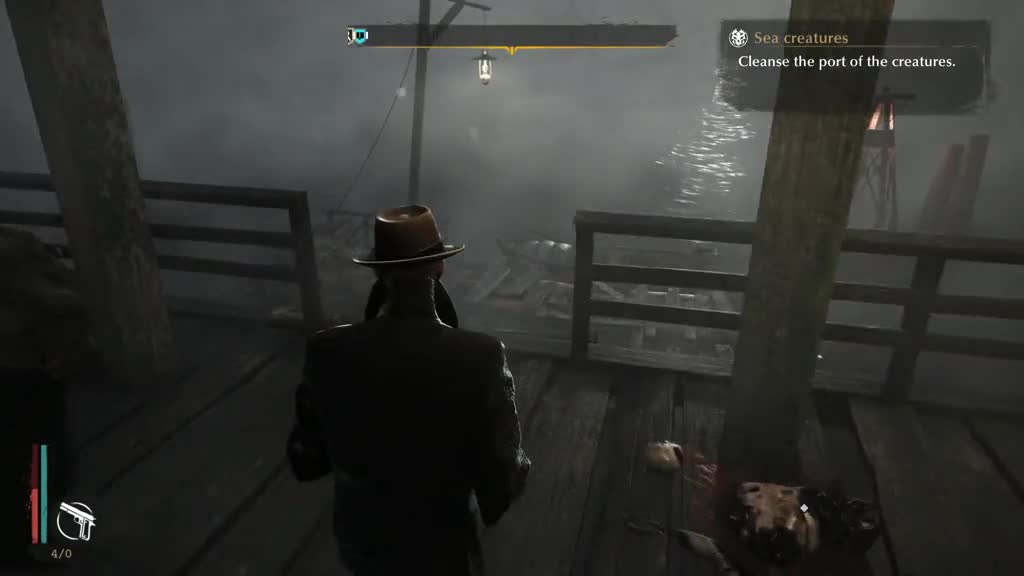 "Cough." On the high platform,