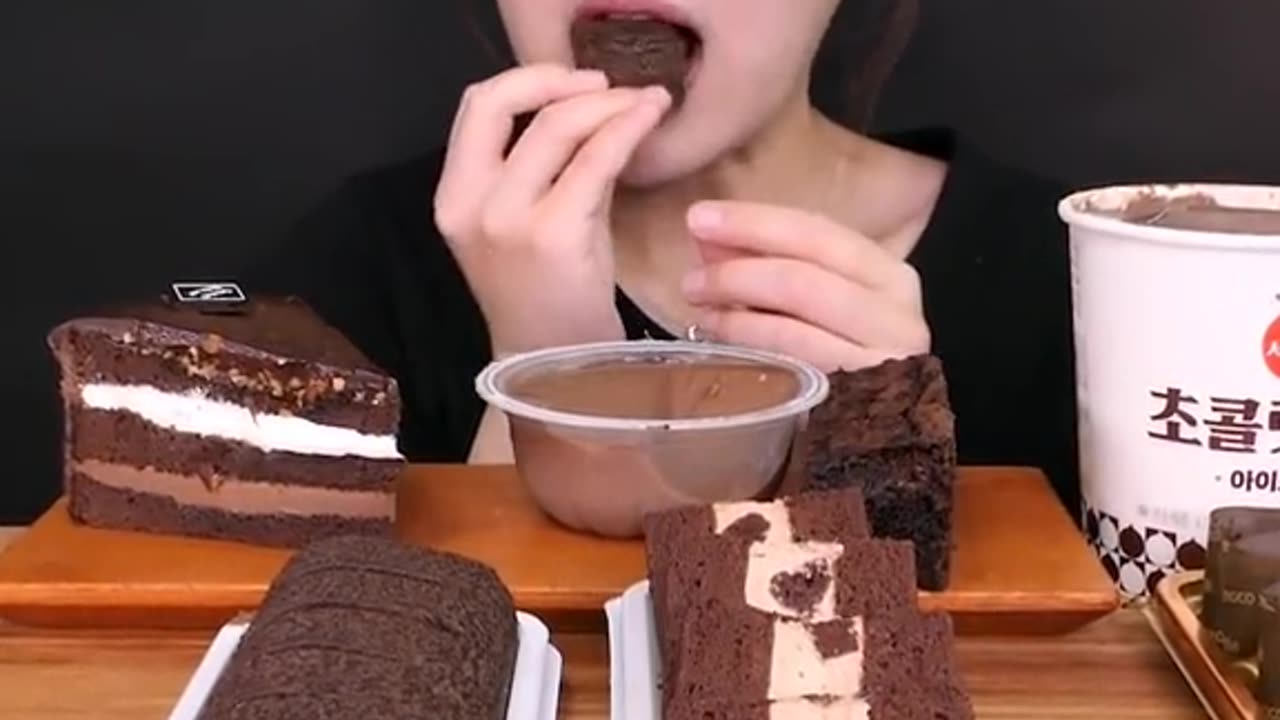 Eating chocolate challenge