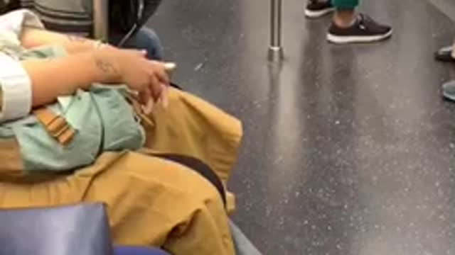 Man has a diaper on