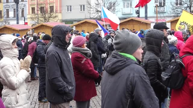 Demonstrace Opava 29.1.2022