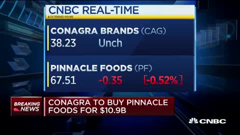 It's a done deal! Conagra buys Pinnacle Foods for $10.9 billion (1)