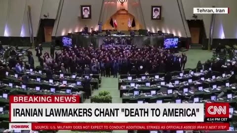 IRANIAN Lawmakers chant "Death to America"