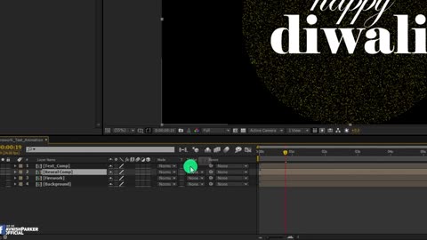 Firework Particles Text Animation in After Effects | No Plugins Needed | After Effects Tutorial
