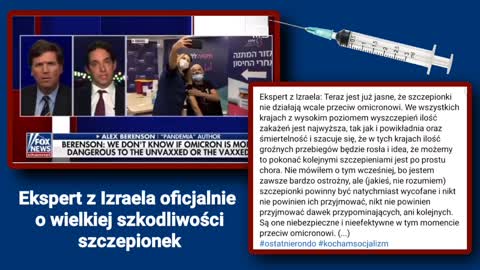 Ekspert z Izraela oficjalnie o szkodliwości "TYCH" Szczepień