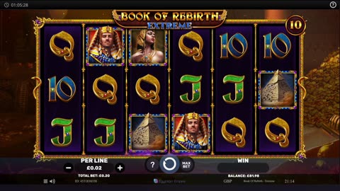 Book Of Rebirth Extreme 10 Minute Slots