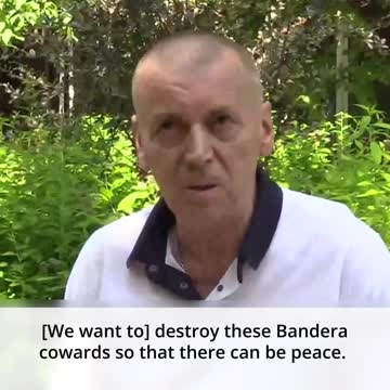 A resident of Donetsk on why he supports Russia in the Special Operation.