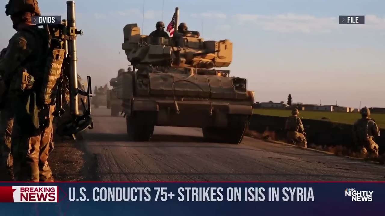 U.S forces carried out 75 airstrikes against ISIS inside Syria, rebels take control