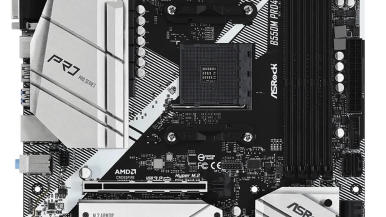 ASROCK New B550M Pro4 Motherboard