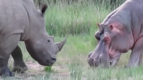 Power of Crazy Hippo - wide mouth Hippo bites everything it sees-10