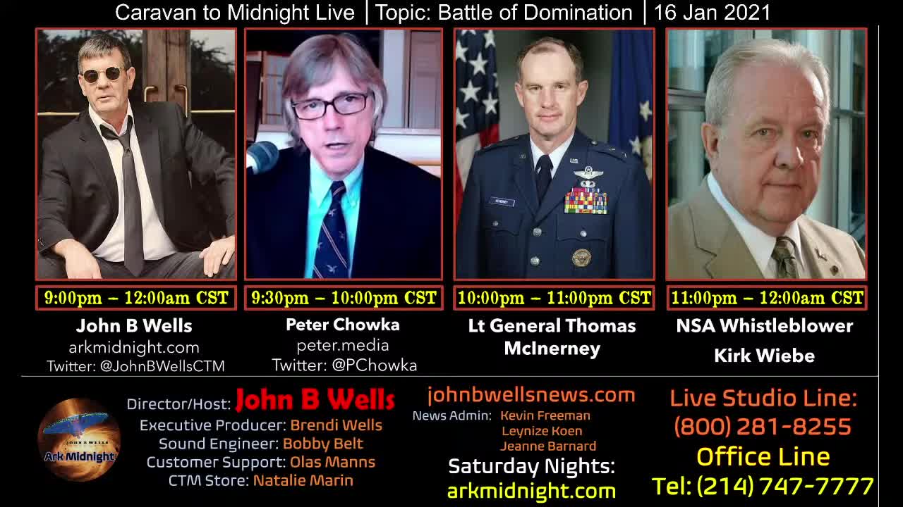 Battle of Domination - John B Wells Live broadcast from 1-16-2021