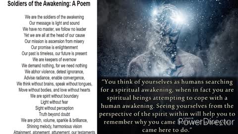 Soldiers Of The Awakening A Poem For The Soul