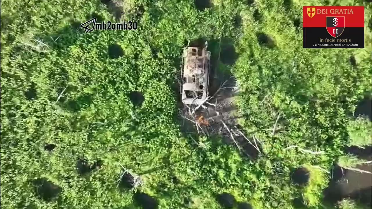 A Wave of Attacking Russian Soldiers on Dirt Bikes