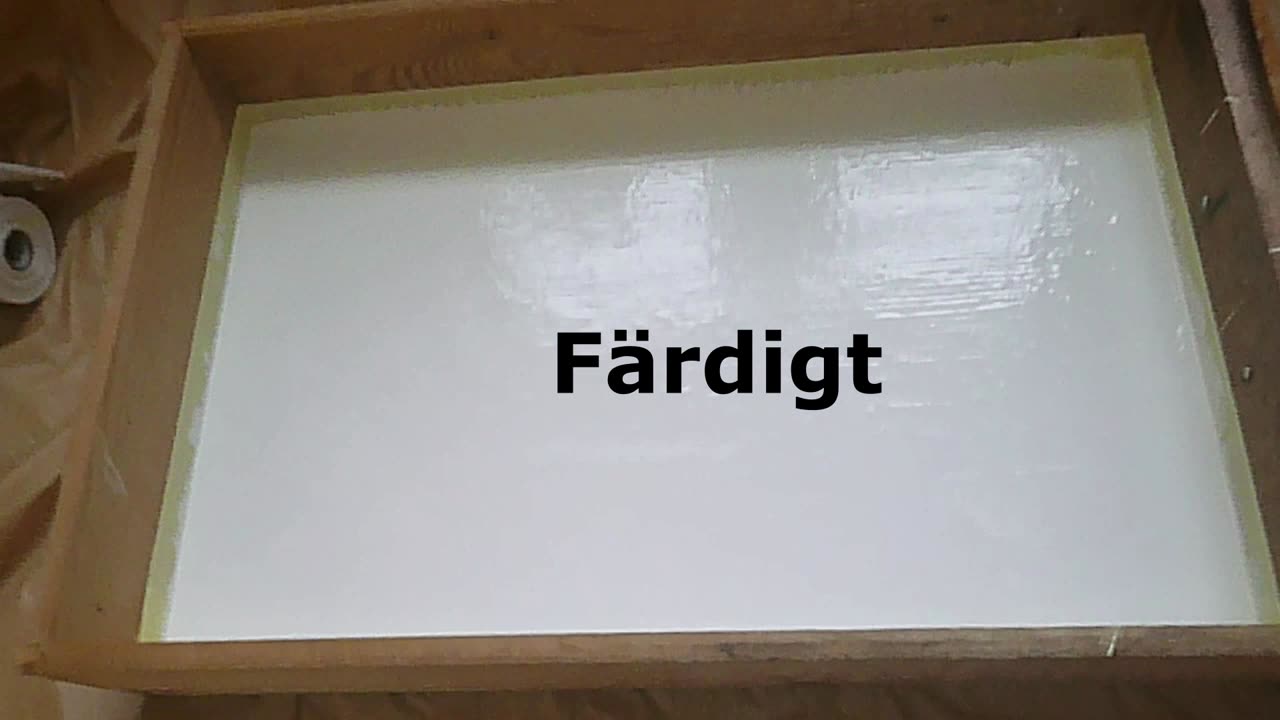 Måla kökslåda invändigt