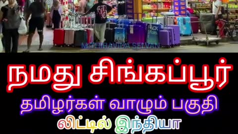 நமது சிங்கப்பூரில் தமிழர்கள் வாழும் பகுதி SINGAPORE TMS FANS M.THIRAVIDA SELVAN PART 3