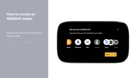 How to create an NGRAVE wallet