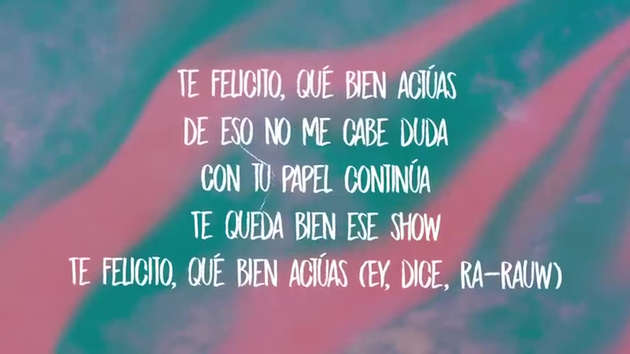 Shakira, Rauw Alejandro - Te Felicito (Letra/Lyrics)