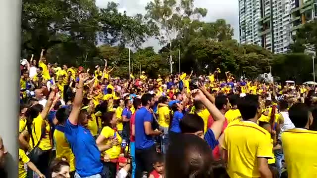 Gol de la selección Colombia ante Inglaterra