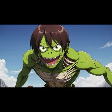 [Kermit the Frog sings/AI Cover]AttackonTitan/ShingekinoKyojin Final Season OP Sim -The Rumbling