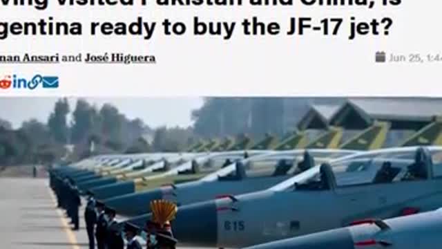 Argentina looks to become regional agent for Chinese fighter jets in South America