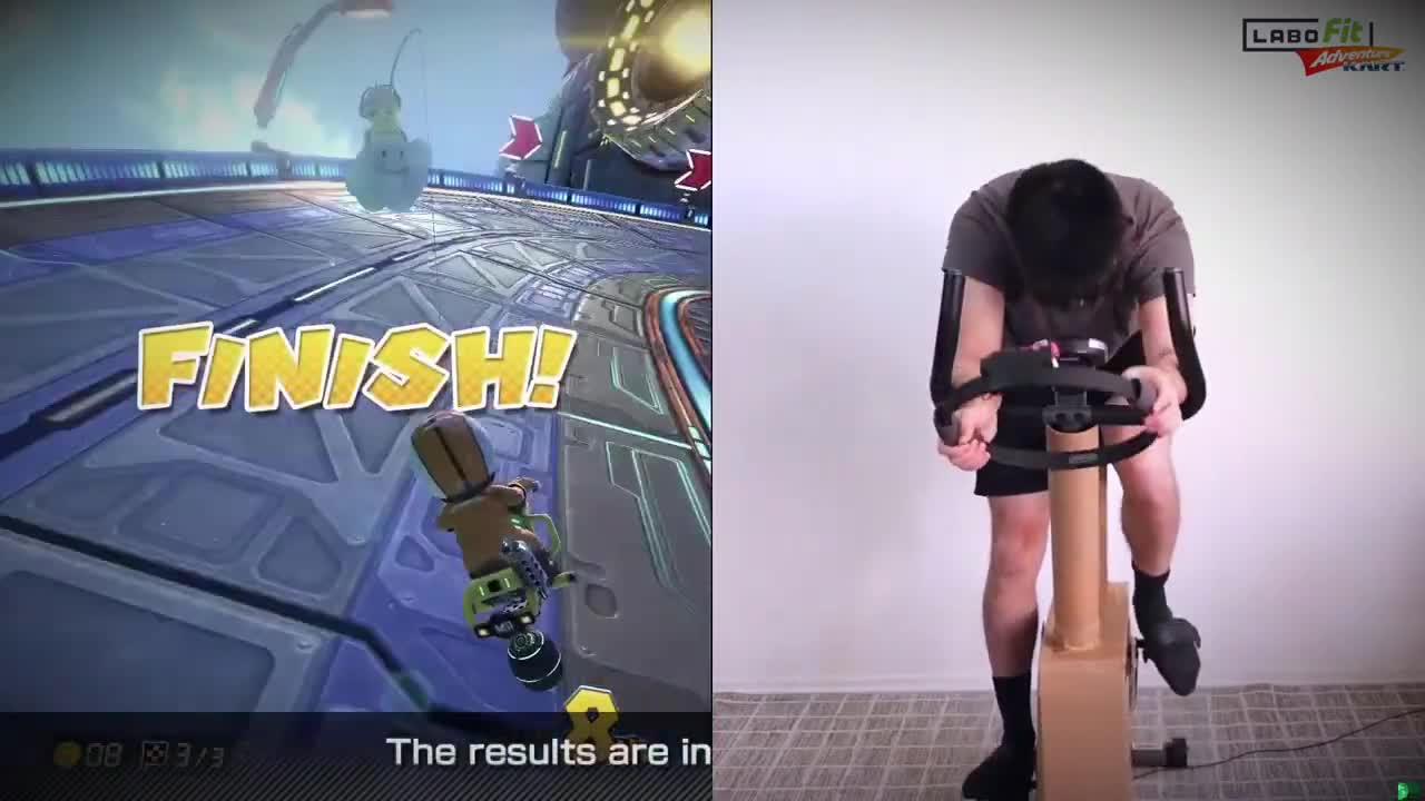 Mario Kart Exercise Bike Workout Kit