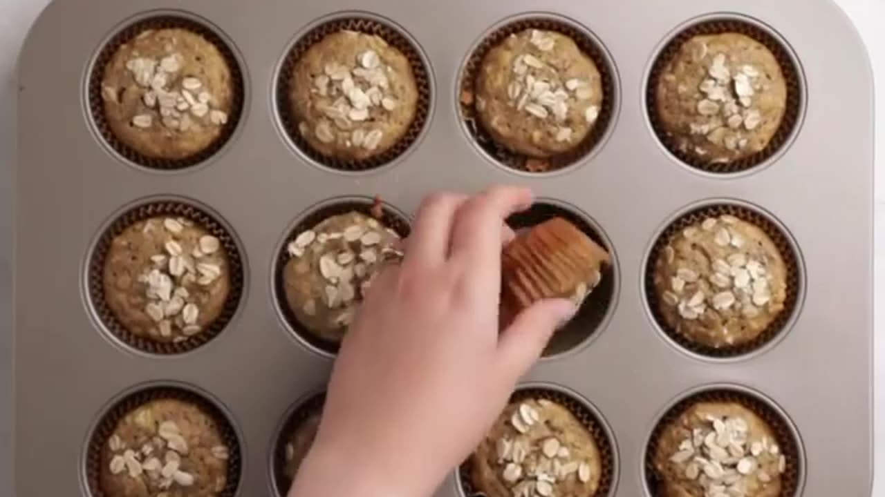 Banana nut muffins