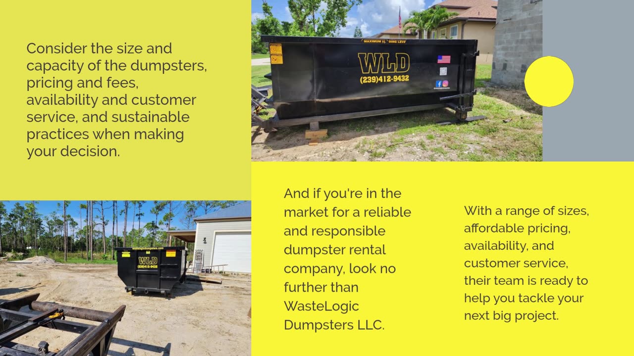 Dumpsters Cape Coral