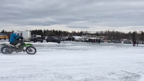 Studs on ice Charlie Lake 2022