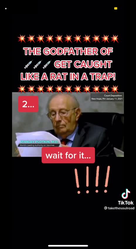 Fauci and his cohorts getting caught like Rats in traps