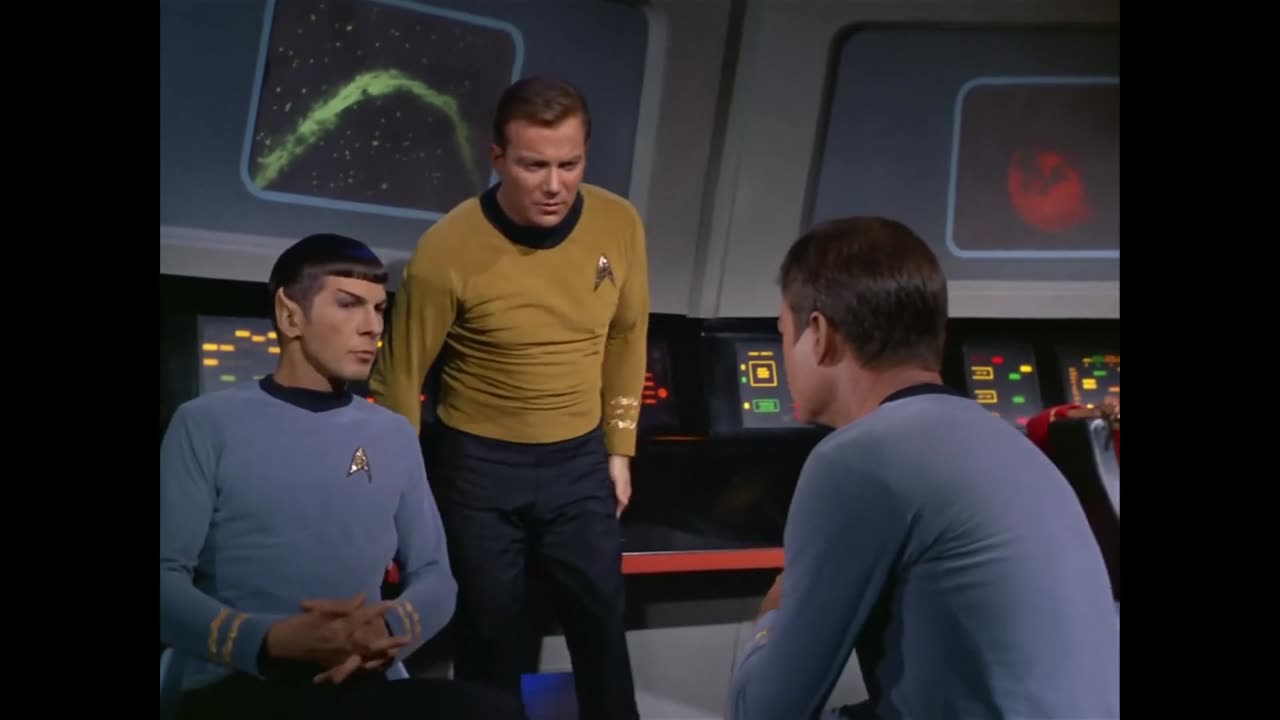 Star Trek Original Series 1-16 - The Galileo Seven [Kirk picks at Spock at an act of desperation]