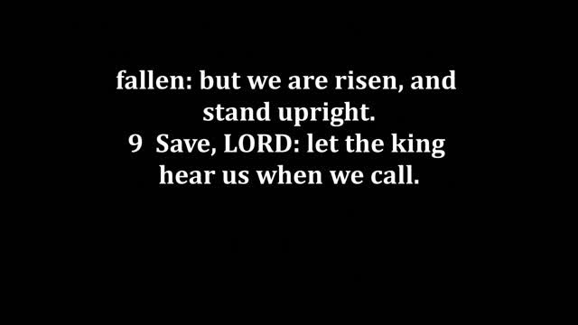 Psalms 20 King James version