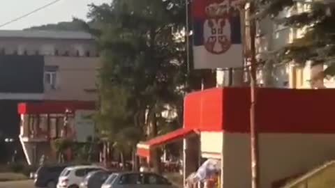 Air raid sirens over Leposavić, Northern Kosovo