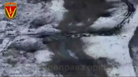 Russians Shut Down Attempting to Cross a River