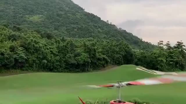 This helicopter is so beautiful