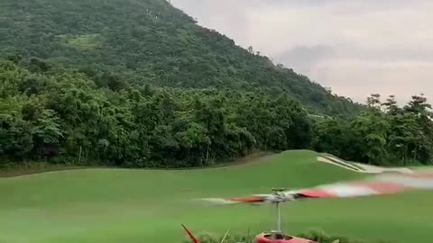 This helicopter is so beautiful