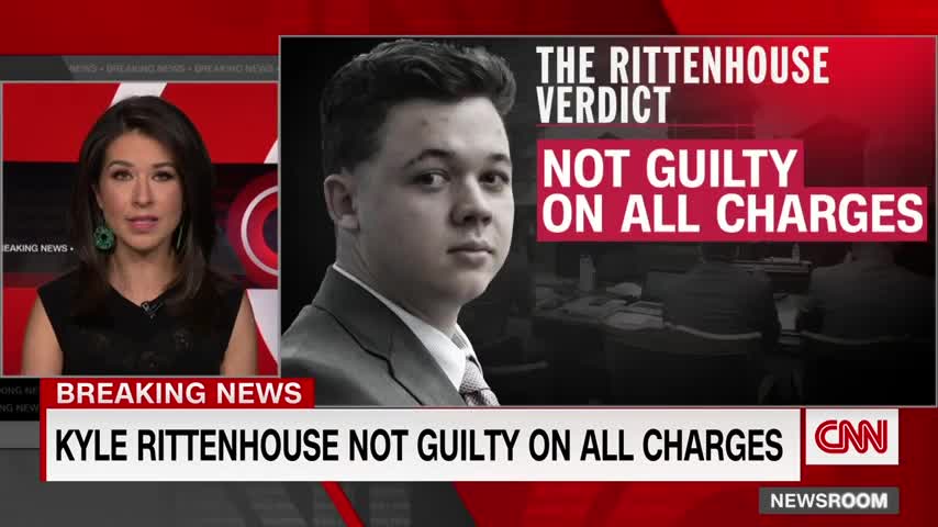 Watch Kyle Rittenhouse's reaction after verdict is read