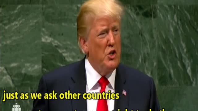 Donald Trump at U.N.-What Donald Trump Looks and Sounds Like without the MSM Distorting Reality