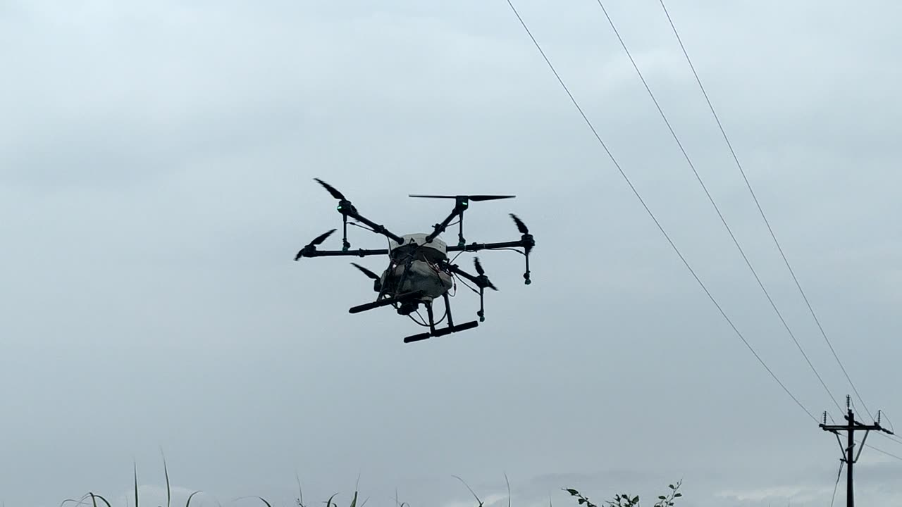 Drone technology in farm ,maharashtra