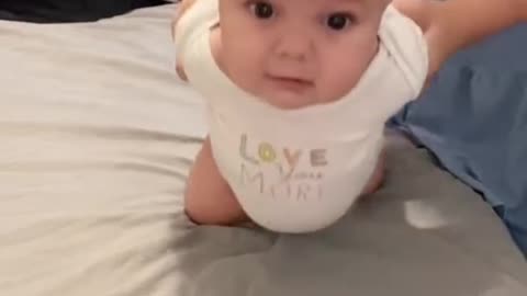 Cute chubby baby - Funny video #shorts