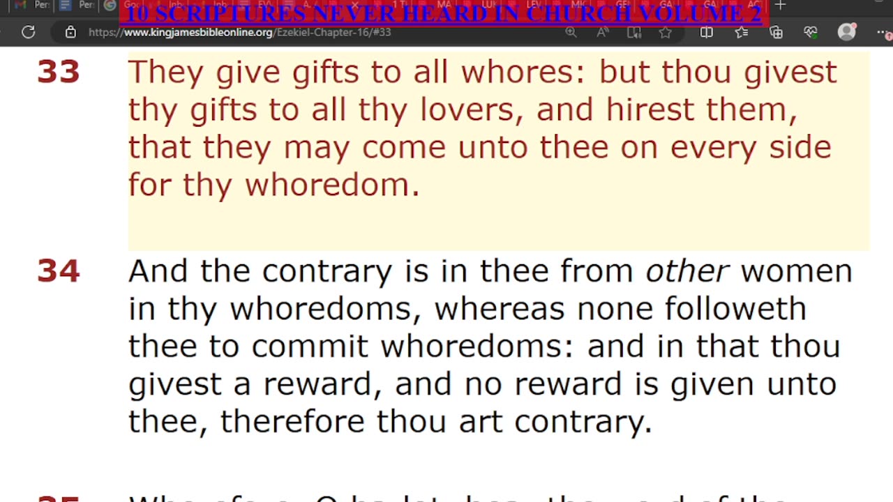 10 SCERIPTURES NEVER HEARD IN CHURCH